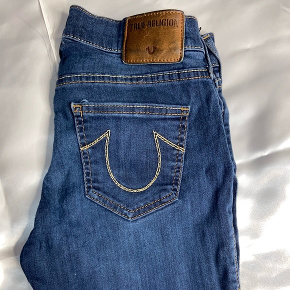True Religion Skinny Jeans - Dark Washed - Picture 1 of 5